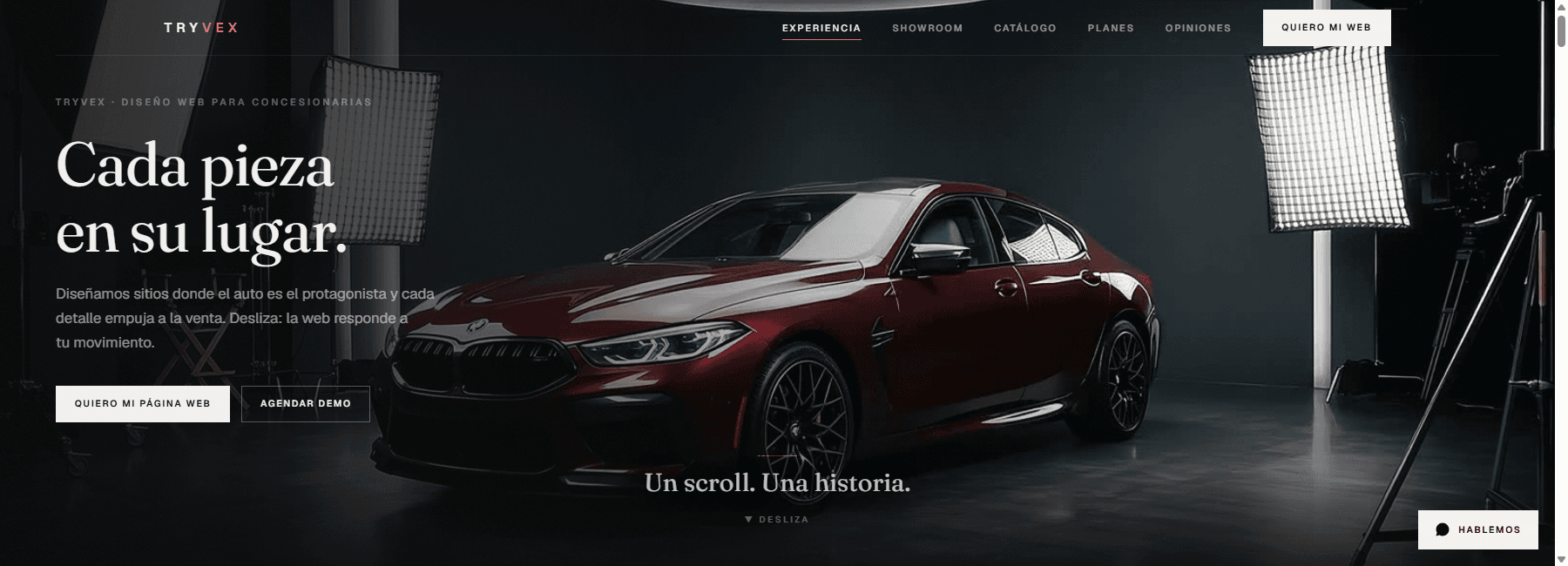 Portada de la demo para Concesionaria de autos